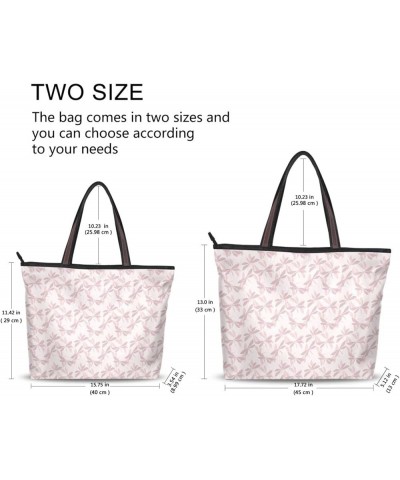 Soft Tote Shoulder Bag Big Capacity Handbag Pink Dragonfly Printed Handbag Tote Bag Large Capacity Pink Dragonfly $12.18 Totes