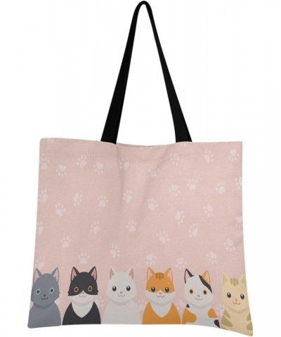 Handbags and Purse Cute Cats Paws for Women Tote Bag Large Capacity Top Animals Kitty Cute Storage Handle Shopper Shoulder Ba...