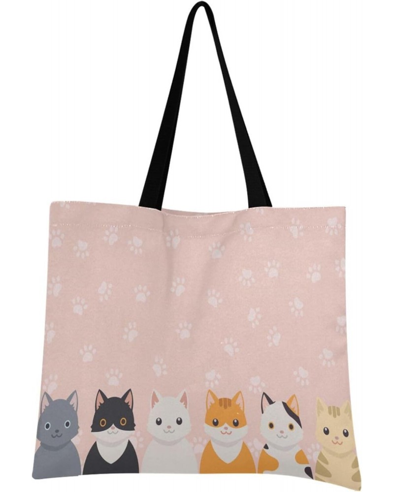 Handbags and Purse Cute Cats Paws for Women Tote Bag Large Capacity Top Animals Kitty Cute Storage Handle Shopper Shoulder Ba...