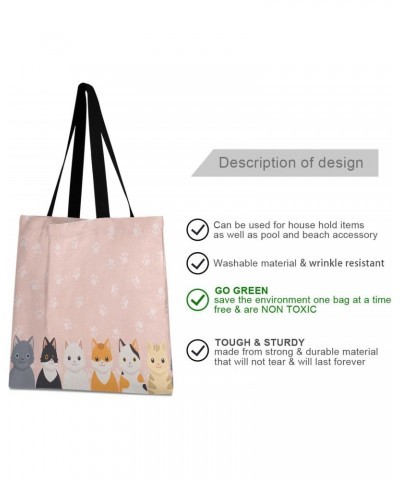 Handbags and Purse Cute Cats Paws for Women Tote Bag Large Capacity Top Animals Kitty Cute Storage Handle Shopper Shoulder Ba...