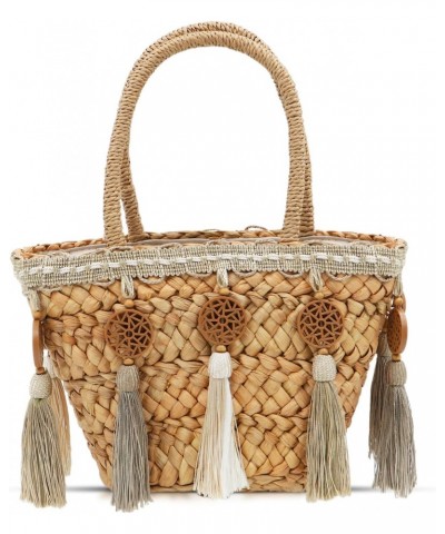 Straw Bag for Women, Beach Bag With Tassel, Mini Handmade Woven Bag, Handbag Suitable for Vacation Travel Daily Matching $16....