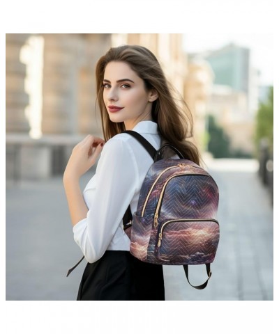 Milky Way Aperture Clouds Fashion Travel Backpack for Women Multi Pockets Lightweight Purse for Women-M Multicolor Medium $19...