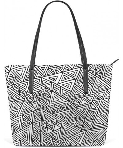 Women Hadbag Microfiber Leather Double Sided Printed 40 x 29 x 9cm Tribal Surface Pattern Pattern5 $18.04 Shoulder Bags