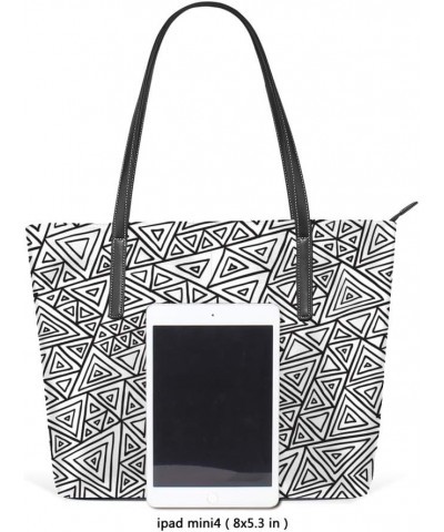 Women Hadbag Microfiber Leather Double Sided Printed 40 x 29 x 9cm Tribal Surface Pattern Pattern5 $18.04 Shoulder Bags