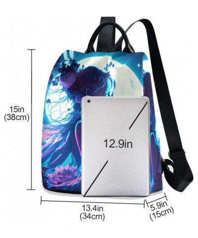 Women Fashion Backpack - Fairy Girl, Anti Theft Casual Daypack Shoulder Bag Purse for Travel Work 15 inches $24.59 Backpacks