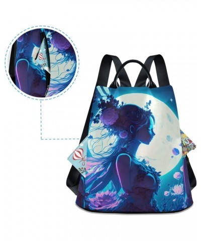 Women Fashion Backpack - Fairy Girl, Anti Theft Casual Daypack Shoulder Bag Purse for Travel Work 15 inches $24.59 Backpacks