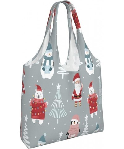 Merry Christmas Single Shoulder Commuter Canvas Tote Bags For Women And Men 027merry Christmas $8.79 Totes