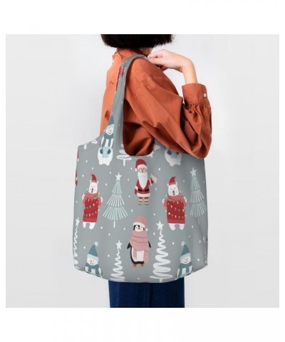 Merry Christmas Single Shoulder Commuter Canvas Tote Bags For Women And Men 027merry Christmas $8.79 Totes