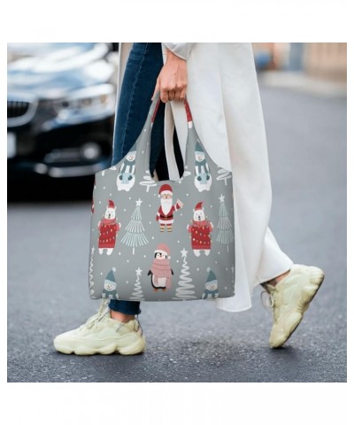 Merry Christmas Single Shoulder Commuter Canvas Tote Bags For Women And Men 027merry Christmas $8.79 Totes