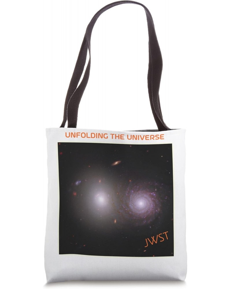 Webb Space Telescope Image Interacting Galaxies VV 191 JWST Tote Bag $13.02 Totes