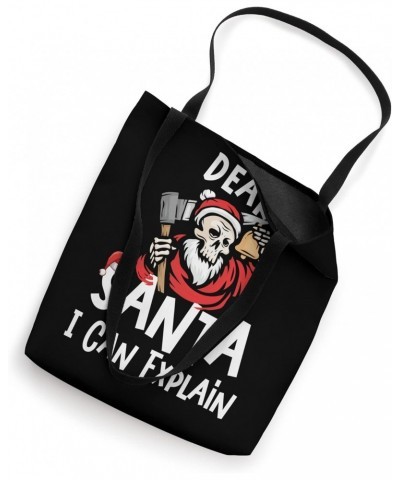 Dear Santa I Can Explain Xmas Naughty Matching Tote Bag $14.81 Totes