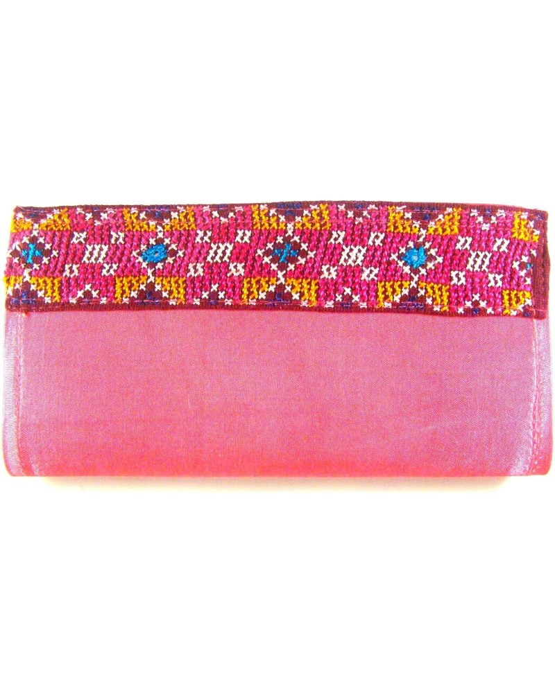 Women's Kutchi Embroidery Traditional Fabric Clutch Bag Handmade Bag Wallets $10.79 Clutches