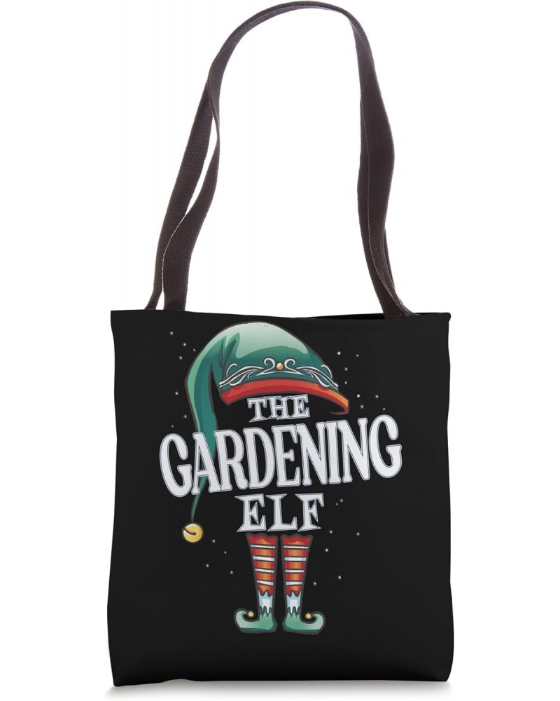 Gardening Elf Christmas Group Xmas Pajama Party Tote Bag $11.71 Totes