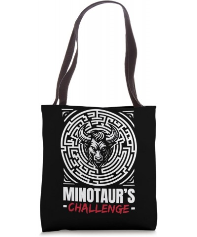 Minotaur Maze Mythical Creature Greek Mythology Tote Bag $12.99 Totes