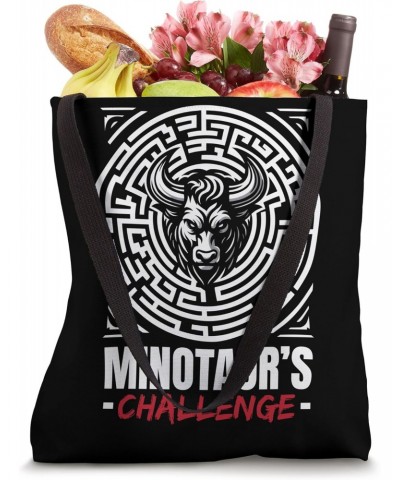 Minotaur Maze Mythical Creature Greek Mythology Tote Bag $12.99 Totes