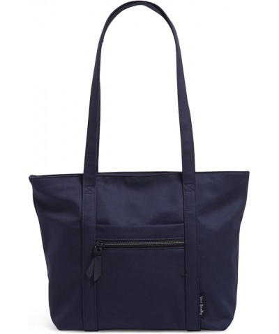 Womens Cotton Small Vera Tote Bag Classic Navy - Recycled Cotton $23.10 Totes