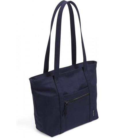 Womens Cotton Small Vera Tote Bag Classic Navy - Recycled Cotton $23.10 Totes