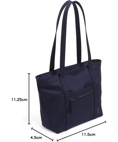 Womens Cotton Small Vera Tote Bag Classic Navy - Recycled Cotton $23.10 Totes