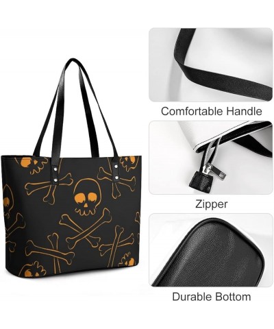 Women's Tote Bag with Zipper Casual Soft Leather Purse Fashion Hobo Handbags Color338 $18.56 Totes