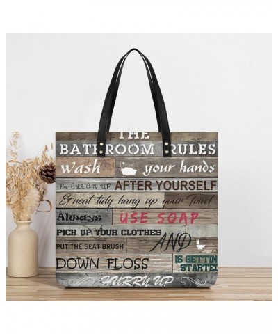 Inspirational Motivational Quotes Rustic Cabin Women Tote Bags Top Handle Satchel Handbags PU Faux Leather Tassel Shoulder Pu...