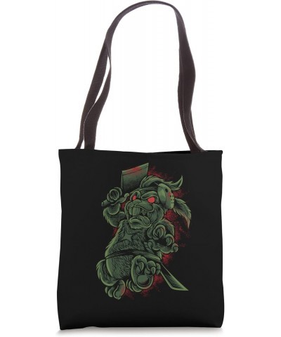 Monster Animals - Horror Axe Bunny Tote Bag $13.50 Totes