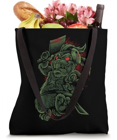 Monster Animals - Horror Axe Bunny Tote Bag $13.50 Totes