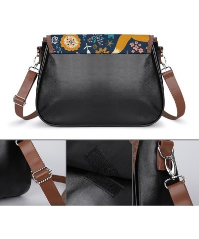 Small Crossbody Shoulder Purse with Adjustable Strap, Waterproof Leather Satchel Casual Travel Handbag for Women Style(485) $...