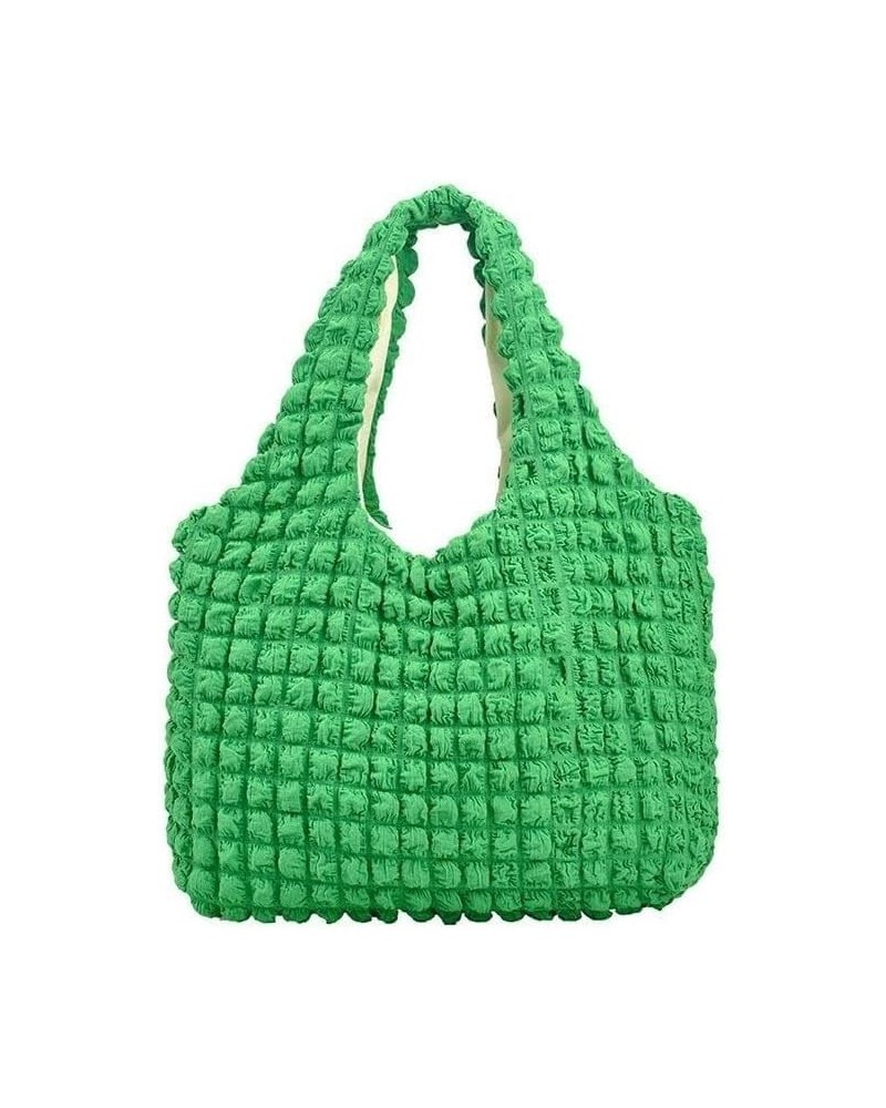 Large Bubble Hobo Bags for Women Bubble Tote Bag Cloud Shoulder Bag Hobo Bag Casual Purses Satchel Work Bag, Hobo Green $14.8...