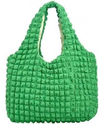 Large Bubble Hobo Bags for Women Bubble Tote Bag Cloud Shoulder Bag Hobo Bag Casual Purses Satchel Work Bag, Hobo Green $14.8...