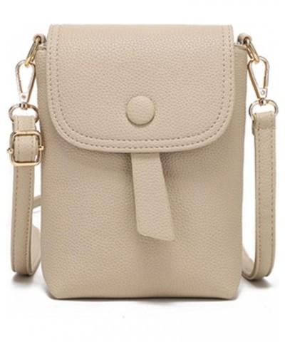 Phone Bag for Women Women Crossbody Soft Leather Phone Bag Multiple Colours Available Apricot $21.80 Crossbody Bags