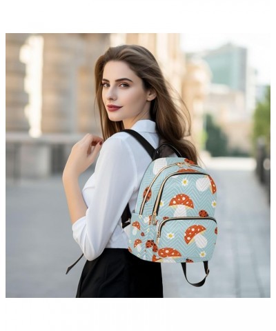 Small Backpack for Women Travel Bag Mushrooms Insects Daisies Daypack Purse Fashion Shoulder Bag Rucksack Medium A510 $12.48 ...