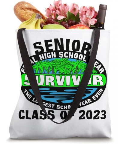 Funny High School Senior 2023 - Longest School Year Ever Tote Bag $14.87 Totes