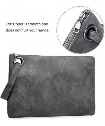 Clutch Purse for Women Vegan Leather Wristlet Wallet Roomy Envelope Clutch Designer Purses and Handbags for Daily Use Beige $...