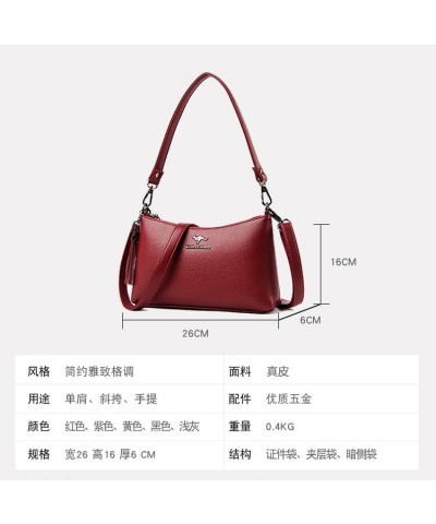 Women Shoulder HandBags Crossbody Bags For Female Leather Designer Purses Handbag Women's Messenger Bag 5809 Yellow $15.84 Sh...