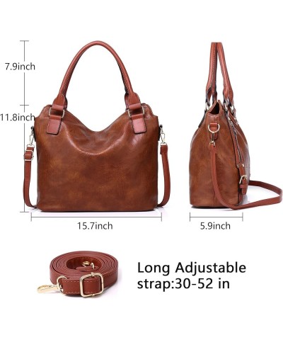 Hobo Bags for Women Cross Body Bag Purses for Women Shoulder Bag Womens Purses Handbags Women's Shoulder Handbags Purse Brown...