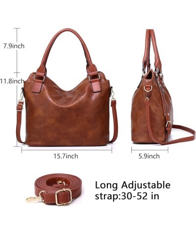 Hobo Bags for Women Cross Body Bag Purses for Women Shoulder Bag Womens Purses Handbags Women's Shoulder Handbags Purse Brown...