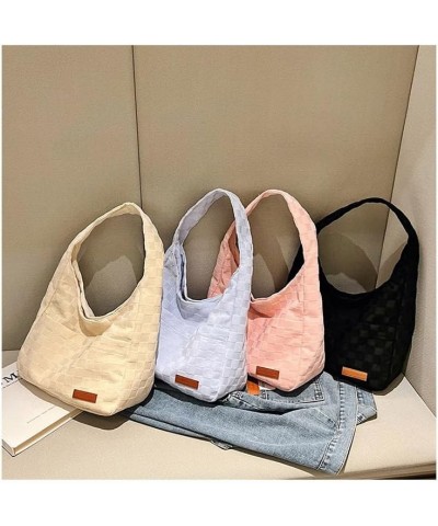 Corduroy Tote Bag Aesthetic Tote Bag Aesthetic Clean Girl Aesthetic Shoulder Bag Purses for Women Shoulder Bag Blue $12.74 Totes