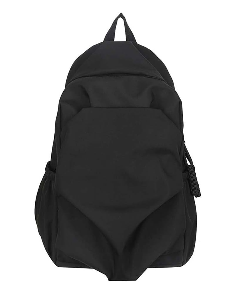 Leisure backpack for Men and women, campus style, large capacity backpack Off-white $30.57 Backpacks