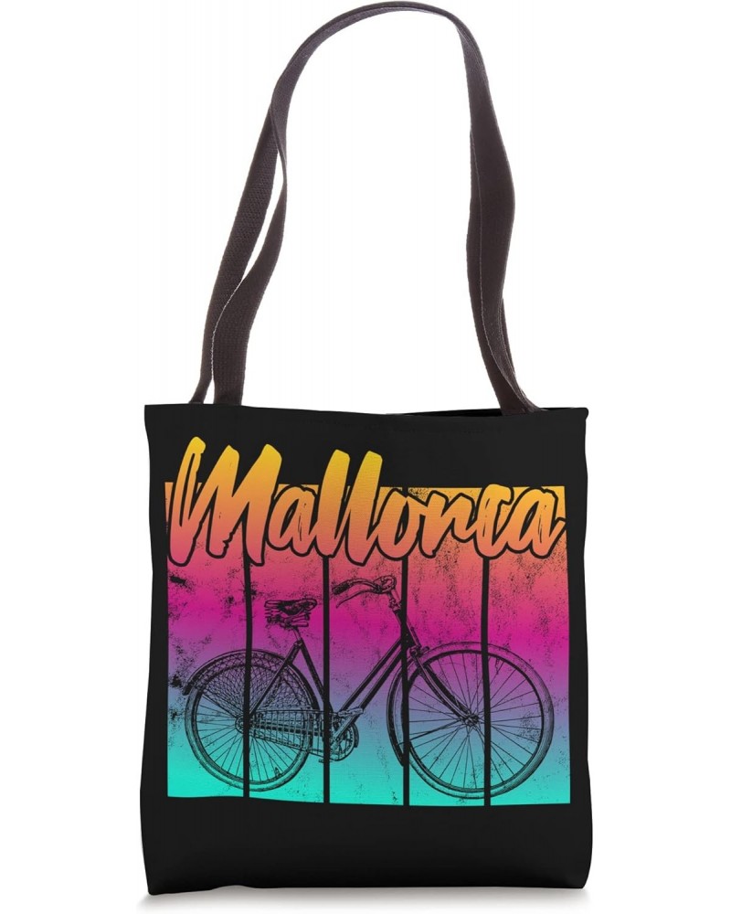 Vintage Mallorca Bicycle Tote Bag $11.44 Totes