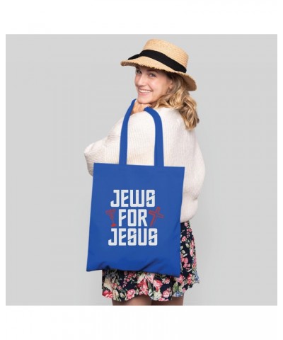 Novelty Gifts for Jewish Christians Funny Jewish Joke ideas Suitable Navy Black Multicolor Canvas Tote Bag $11.89 Totes