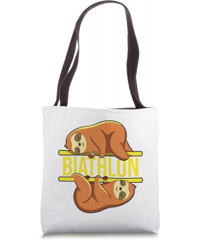 Sloth Sleeping Biathlon Kawaii Anime Japanese Tote Bag $12.45 Totes