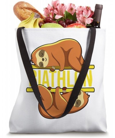 Sloth Sleeping Biathlon Kawaii Anime Japanese Tote Bag $12.45 Totes