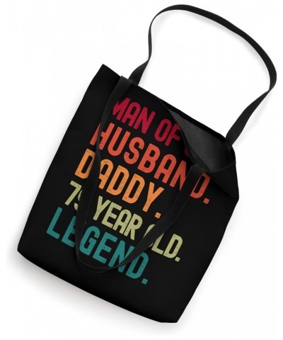 Man of God Husband Dad Funny 79th Birthday Vintage Dad 1944 Tote Bag $11.21 Totes