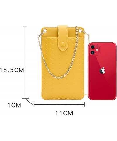 Small Crossbody Cell Phone Purse for Women, Shoulder Bag Wallet Purse (Yellow) Black $14.26 Totes