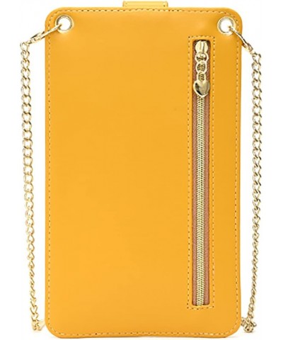 Small Crossbody Cell Phone Purse for Women, Shoulder Bag Wallet Purse (Yellow) Black $14.26 Totes