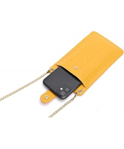 Small Crossbody Cell Phone Purse for Women, Shoulder Bag Wallet Purse (Yellow) Black $14.26 Totes