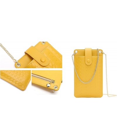 Small Crossbody Cell Phone Purse for Women, Shoulder Bag Wallet Purse (Yellow) Black $14.26 Totes