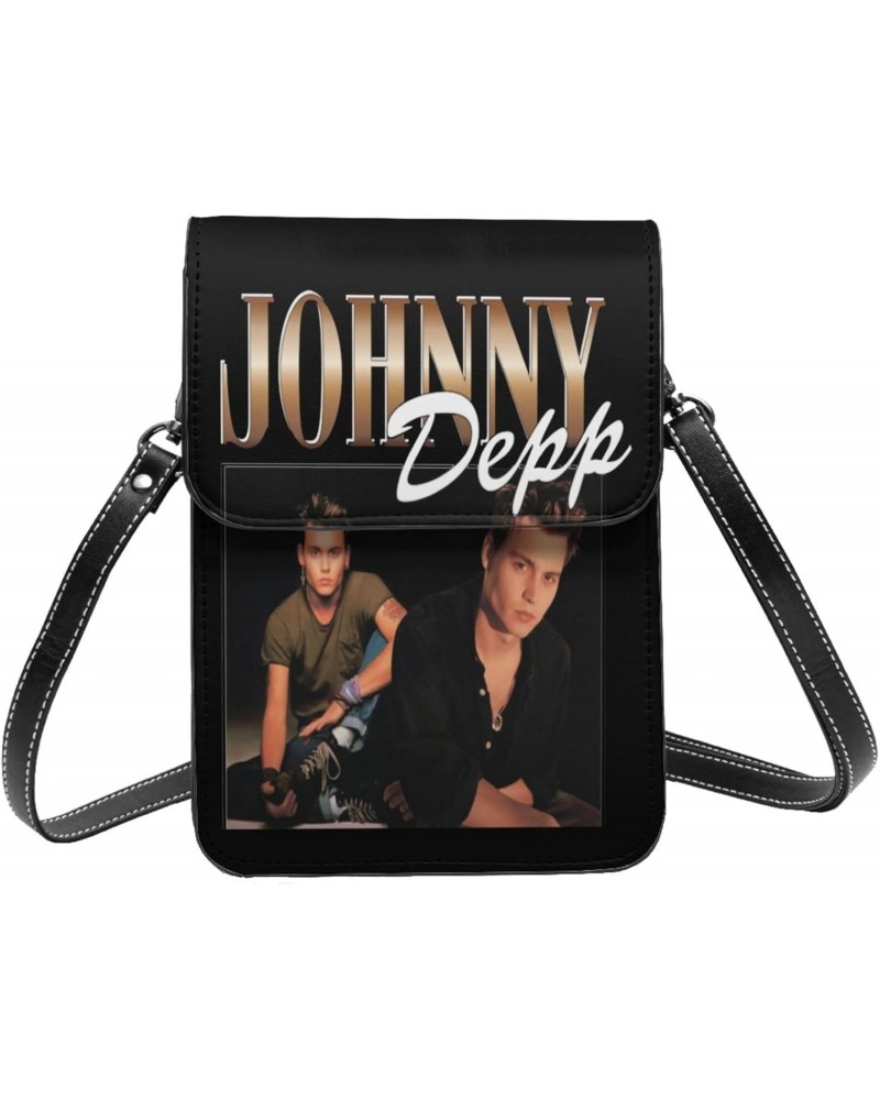 Johnny Depp Small Cell Cell Phone Purse Clutch Handbag For Womens Female $15.50 Crossbody Bags