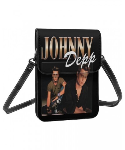 Johnny Depp Small Cell Cell Phone Purse Clutch Handbag For Womens Female $15.50 Crossbody Bags