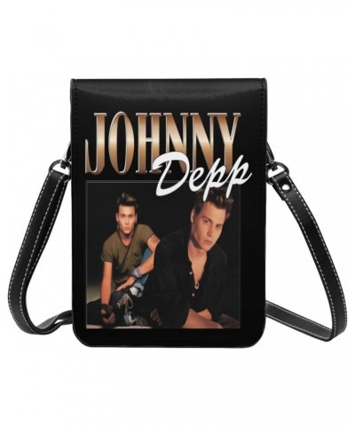 Johnny Depp Small Cell Cell Phone Purse Clutch Handbag For Womens Female $15.50 Crossbody Bags